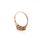14k European Cut Diamond Ring