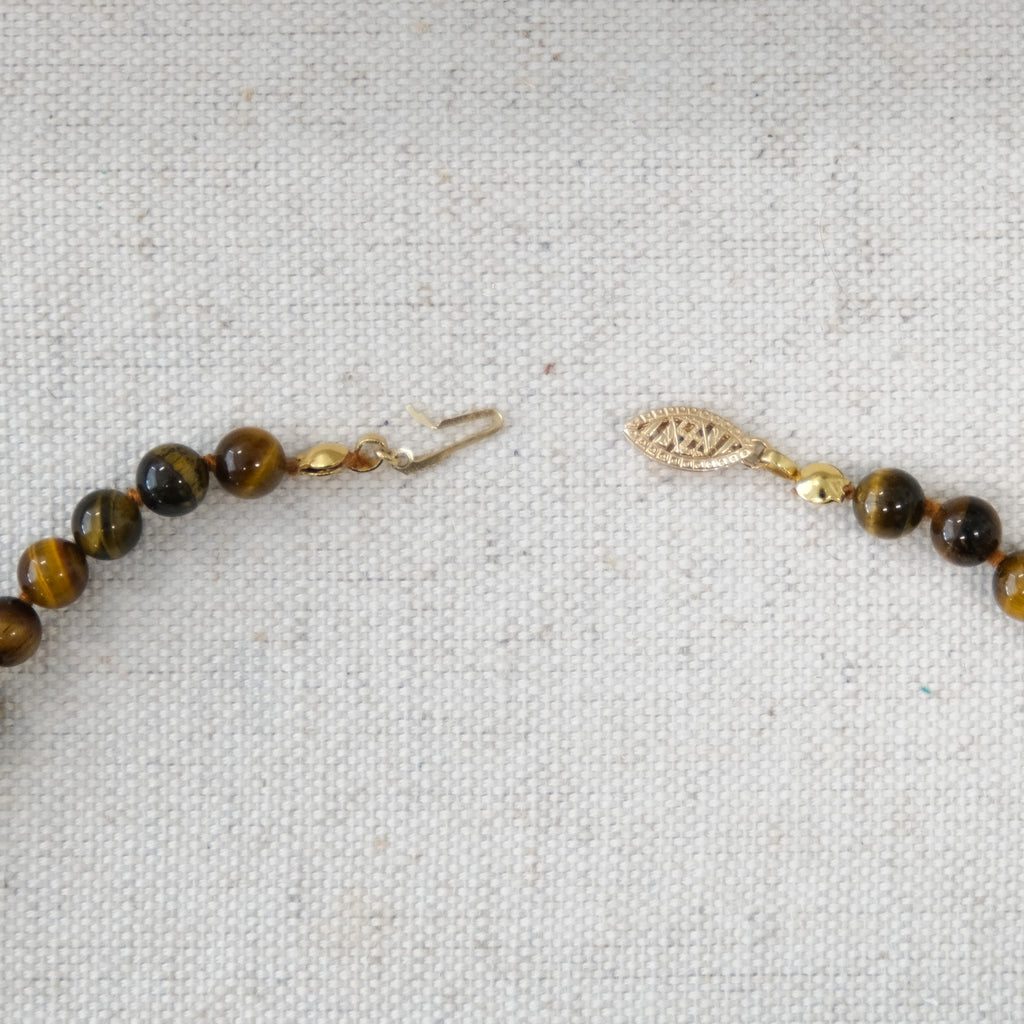 14k Tiger's Eye Necklace