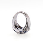 18k Sapphire and Diamond Ring