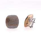 18k Pavé Diamond Earrings