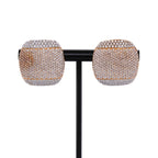 18k Pavé Diamond Earrings