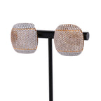 18k Pavé Diamond Earrings