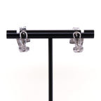 14k French Back Diamond Earrings