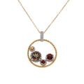 14k Gabriel & Co. Gemstone Necklace