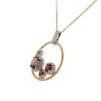 14k Gabriel & Co. Gemstone Necklace