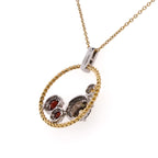 14k Gabriel & Co. Gemstone Necklace