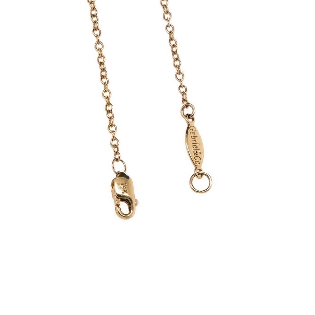 14k Gabriel & Co. Gemstone Necklace