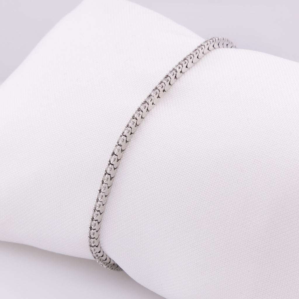 14k Diamond Tennis Bracelet