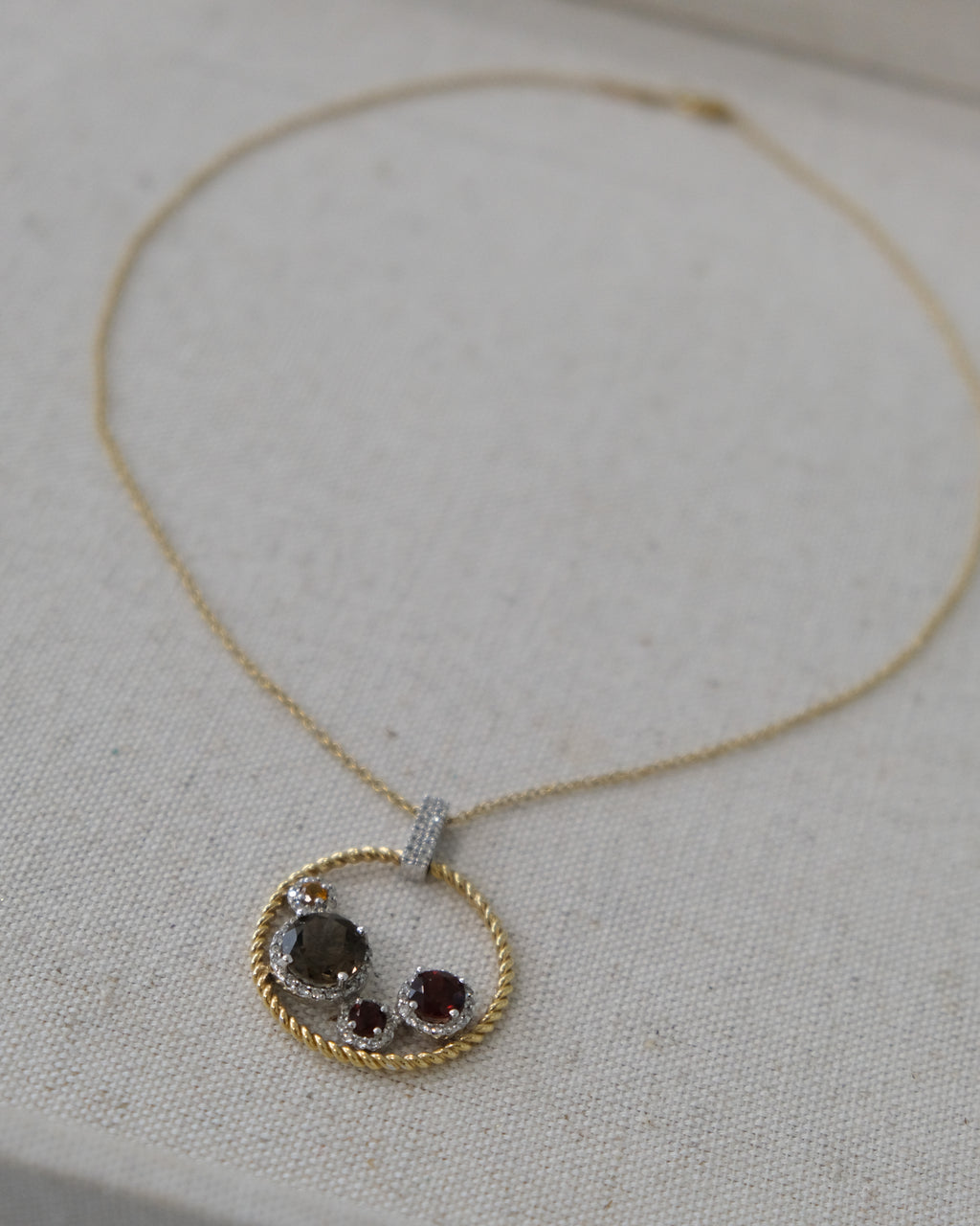 14k Gabriel & Co. Gemstone Necklace