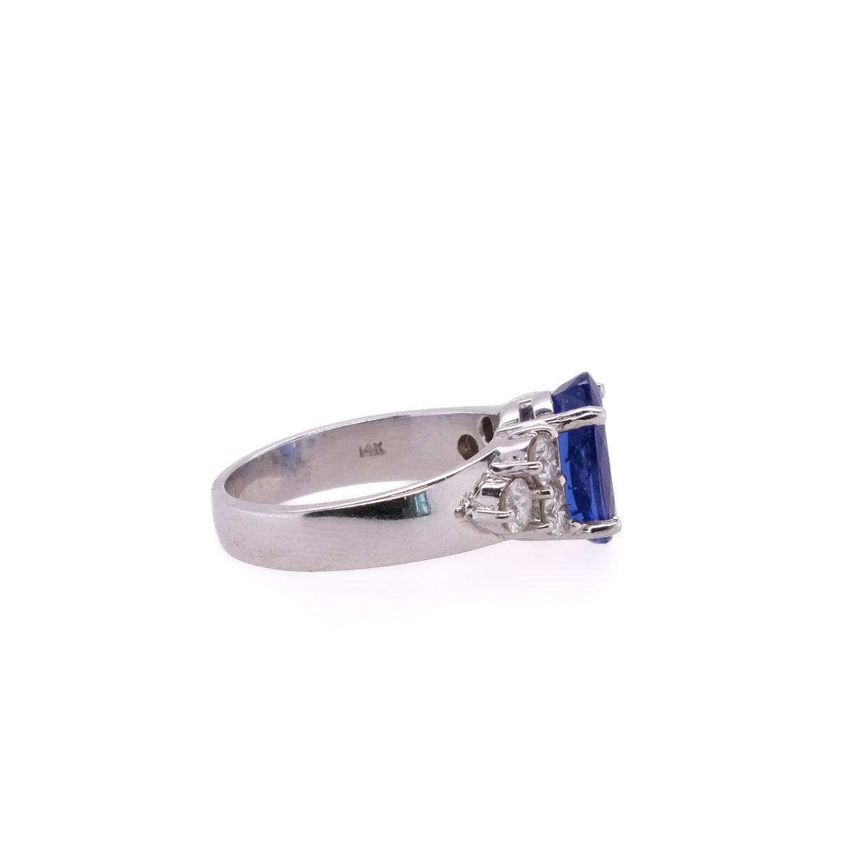 14k Tanzanite & Diamond Ring
