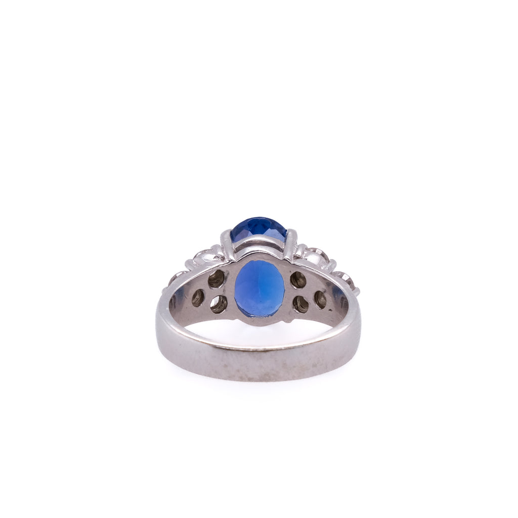 14k Tanzanite & Diamond Ring