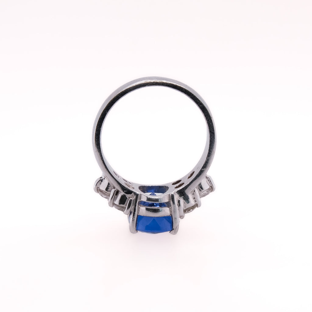 14k Tanzanite & Diamond Ring