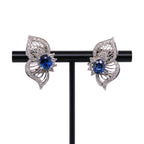 14k French Back Butterfly Earrings