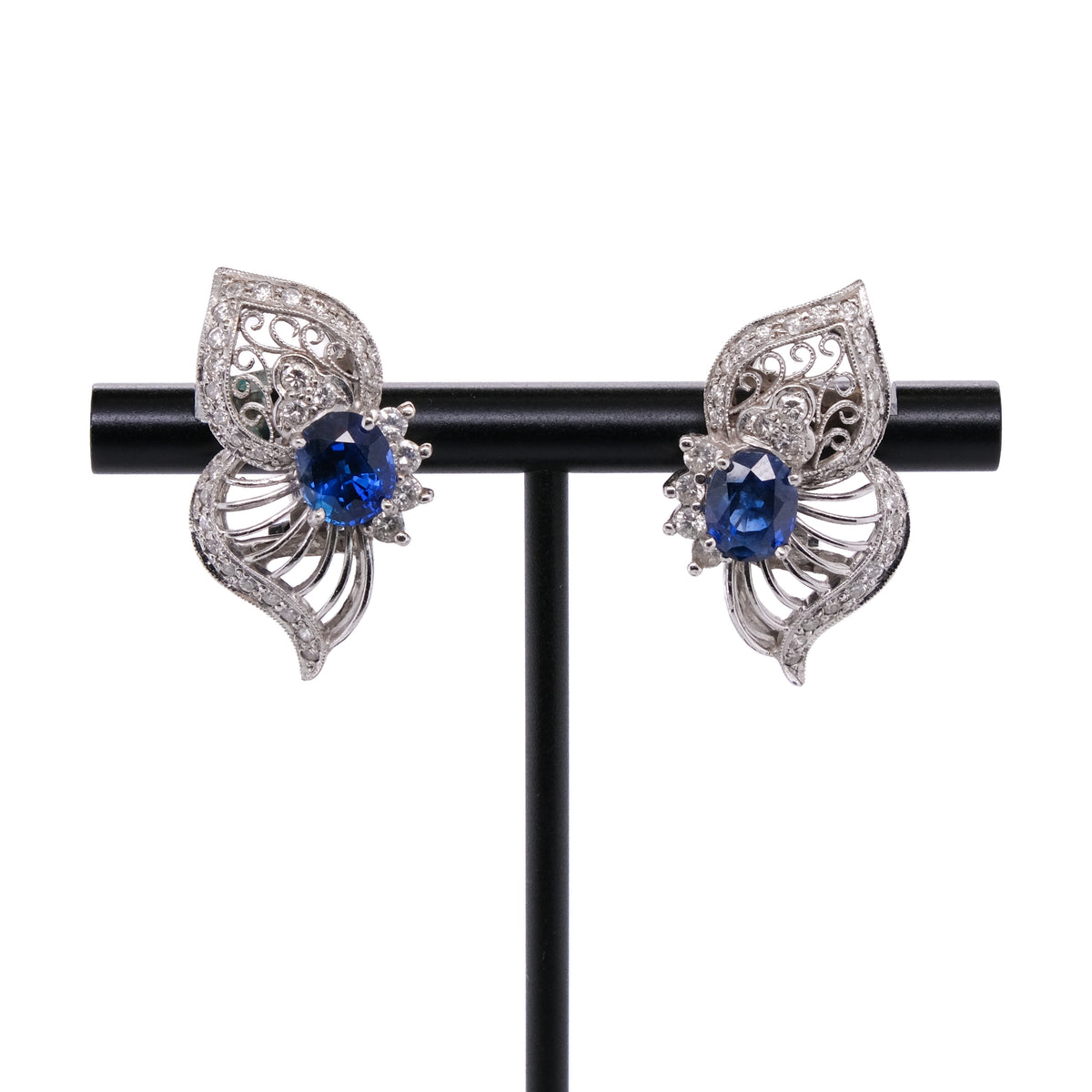 14k French Back Butterfly Earrings