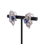 14k French Back Butterfly Earrings