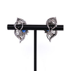 14k French Back Butterfly Earrings