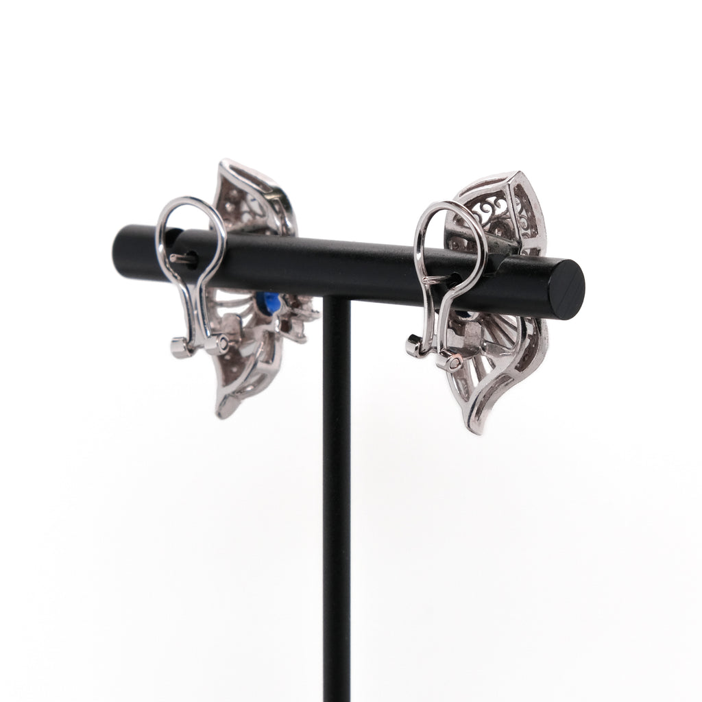 14k French Back Butterfly Earrings