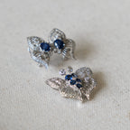 14k French Back Butterfly Earrings