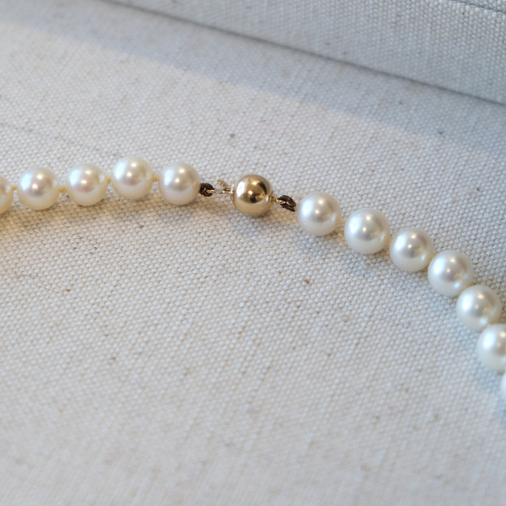 14k Pearl Necklace