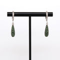 18k Tsavorite & Diamond Earrings
