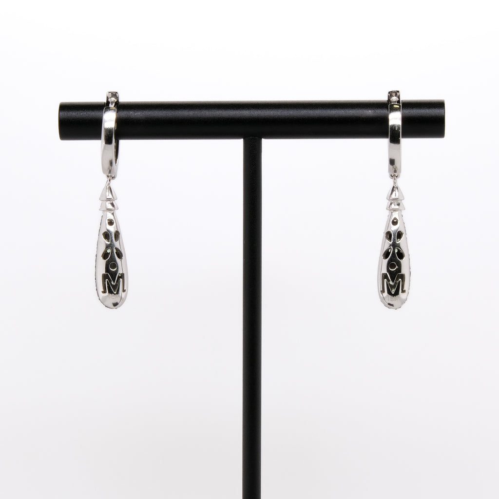 18k Tsavorite & Diamond Earrings