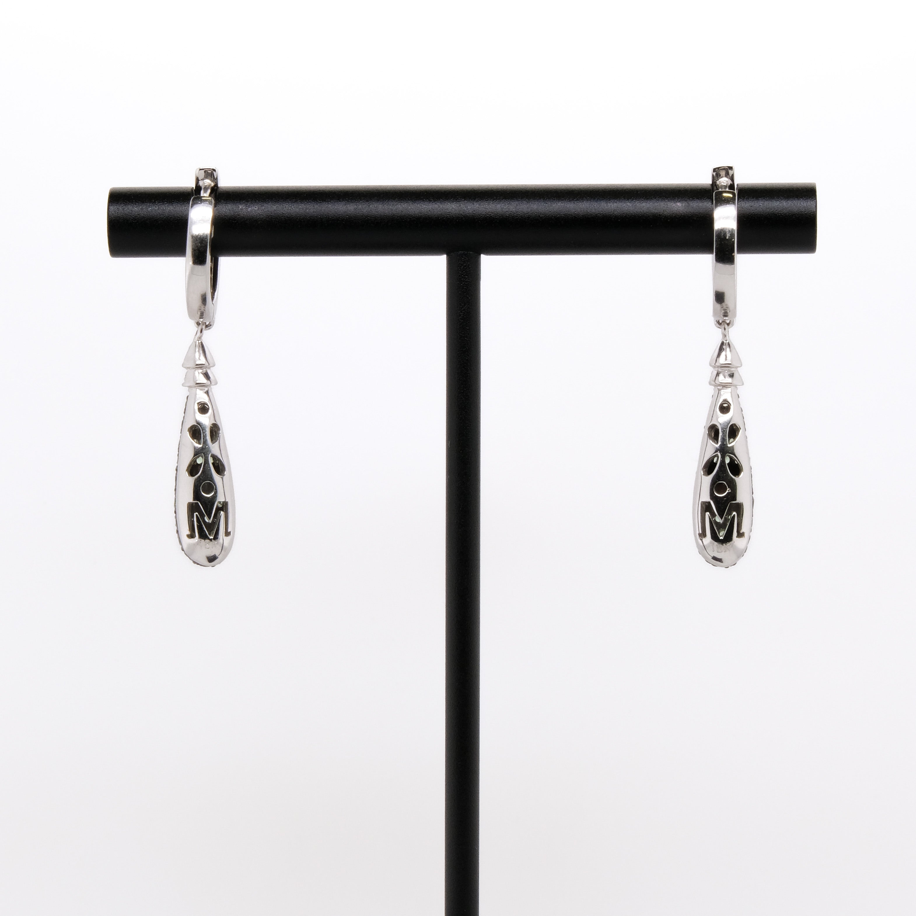 18k Tsavorite & Diamond Earrings