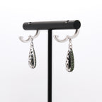 18k Tsavorite & Diamond Earrings