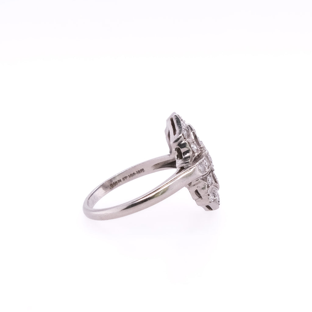 Platinum Art Deco Diamond Ring