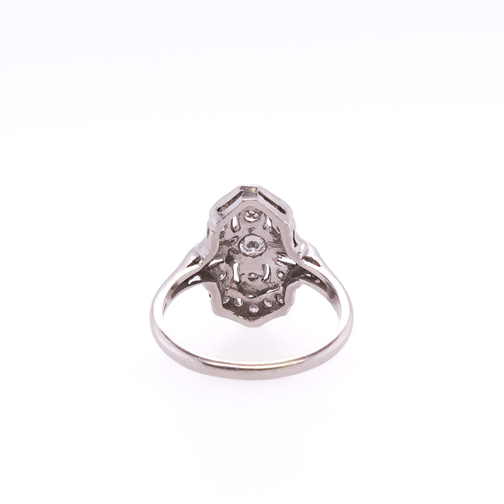 Platinum Art Deco Diamond Ring