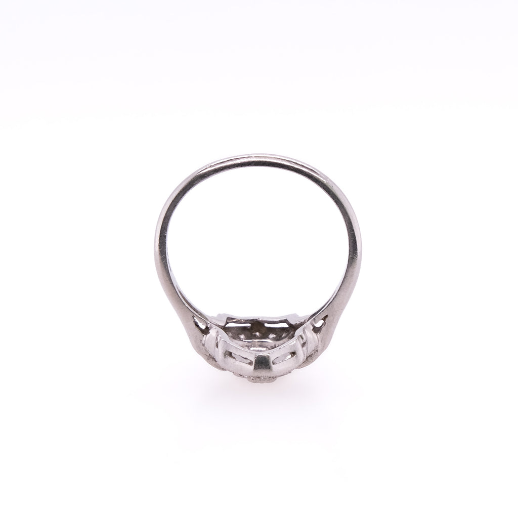 Platinum Art Deco Diamond Ring