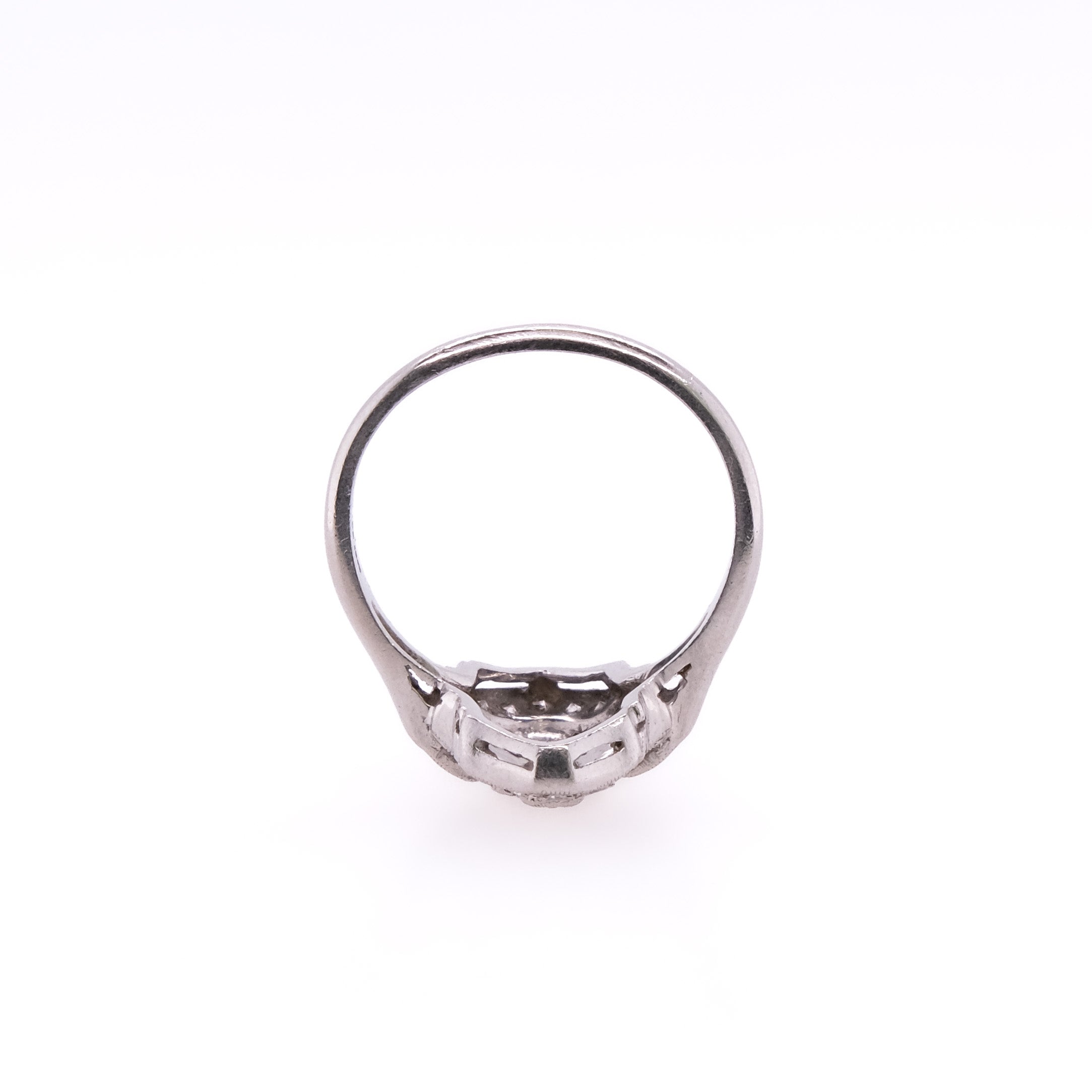 Platinum Art Deco Diamond Ring