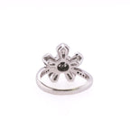 18k Floral Diamond Ring