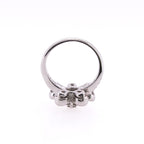 18k Floral Diamond Ring