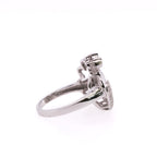 14k Peacock Diamond Cocktail Ring