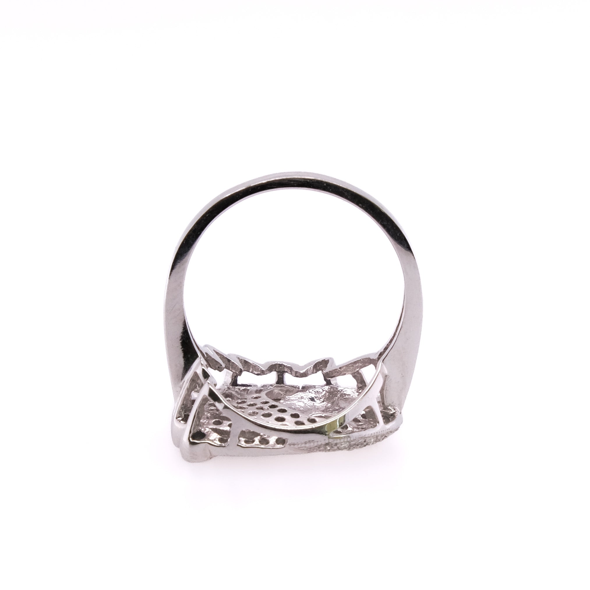 14k Peacock Diamond Cocktail Ring