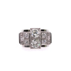 14k Art Deco Diamond Ring