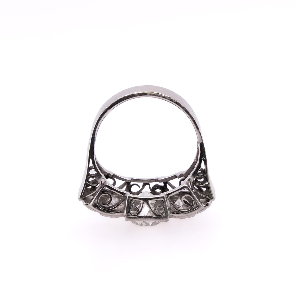 14k Art Deco Diamond Ring