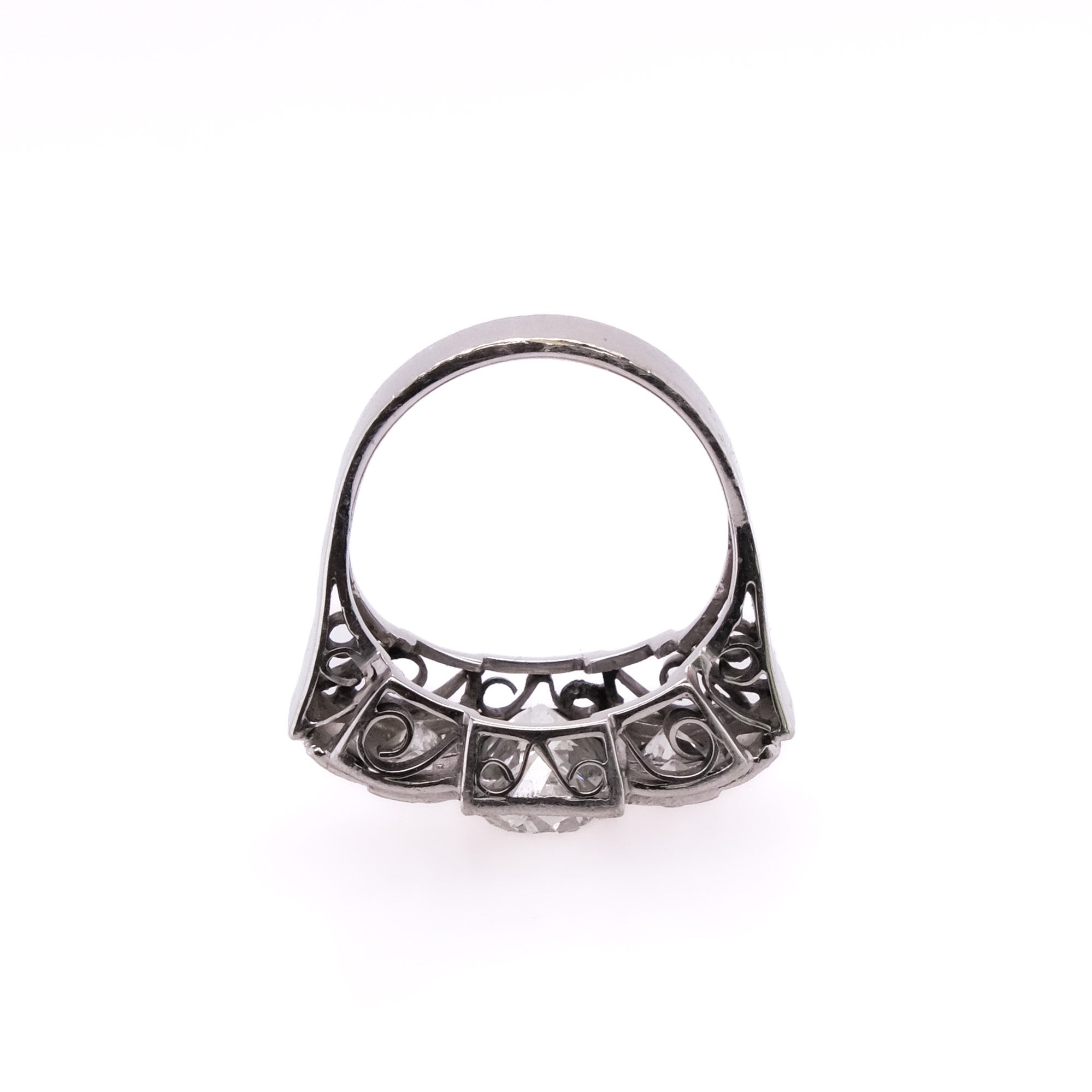 14k Art Deco Diamond Ring