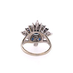 18k Sapphire & Diamond Cocktail Ring