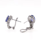 14k Tanzanite & Diamond Earrings