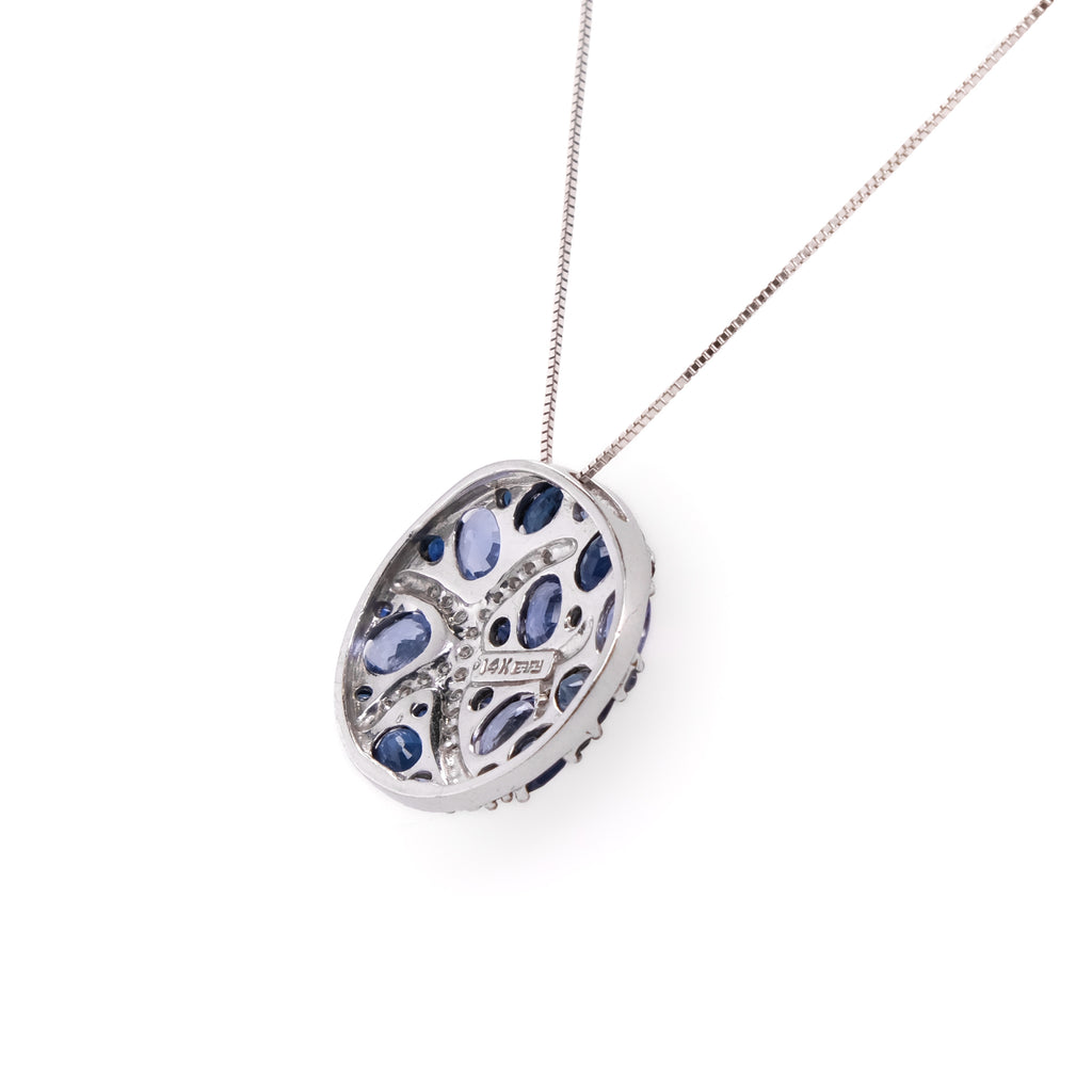 14k Effy Sapphire & Diamond Set