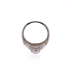 14k Moonstone & Sapphire Ring