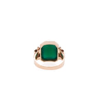10k Chrysoprase Ring