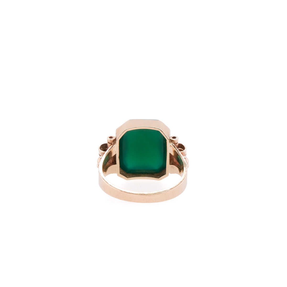 10k Chrysoprase Ring
