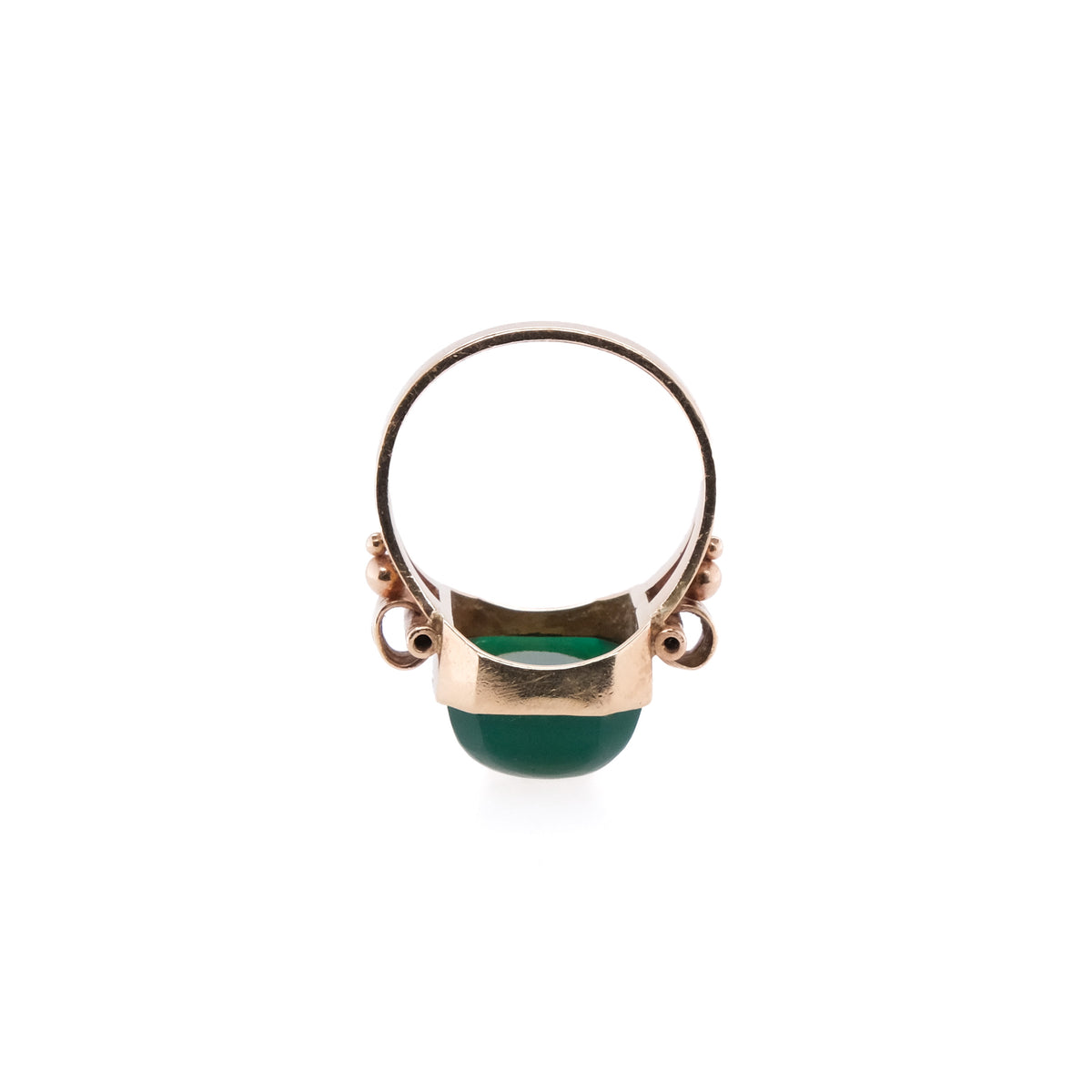 10k Chrysoprase Ring