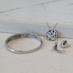 14k Effy Sapphire & Diamond Set