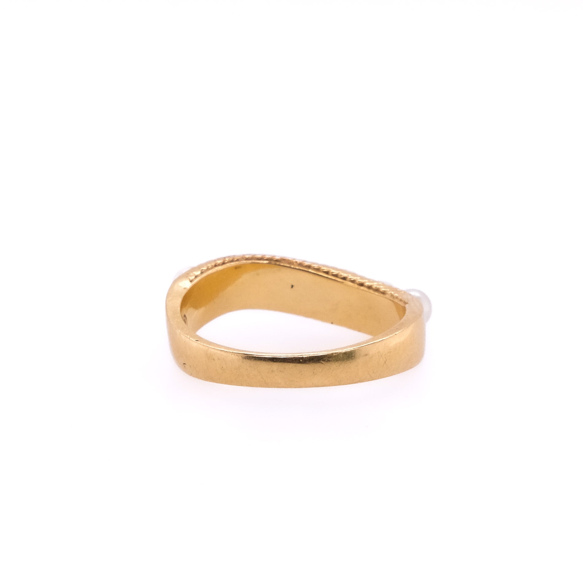18k Pearl Seed Ring