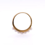 18k Pearl Seed Ring