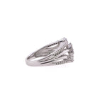 14k Floral Diamond Ring
