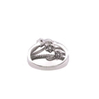14k Floral Diamond Ring